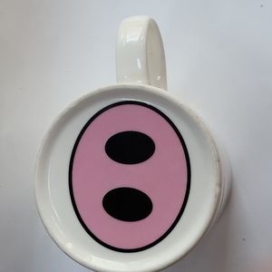 Hogs And Kisses Coffee Mug Bottom Art